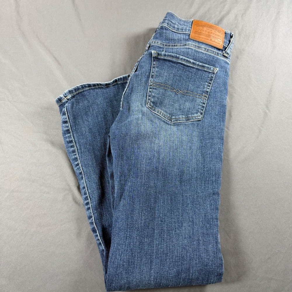 Lucky Brand Sweet Mid Rise Bootcut Jeans Blue Denim Size 4 27A